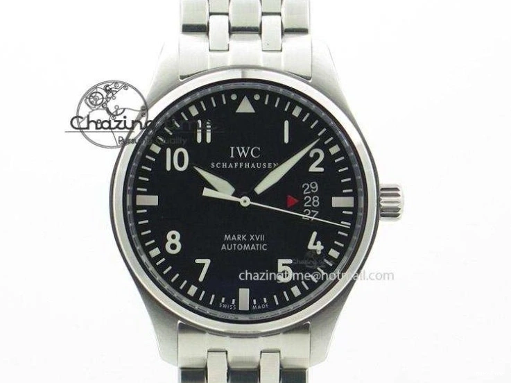 MIROTIME 0312 Bright Pilot Chrono SS AZF 1:1 Best Edition Green Dial on Brown Leather Strap A 7059